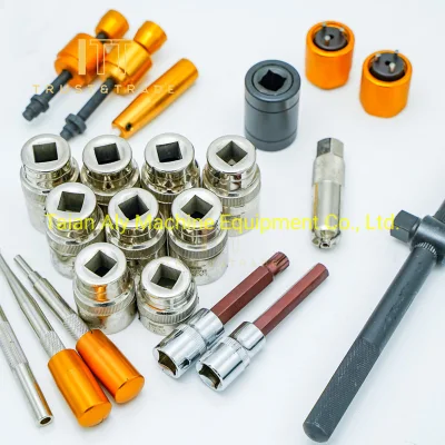 Kit de ferramentas de desmontagem de reparo de ferramentas de injetor common rail 22 peças